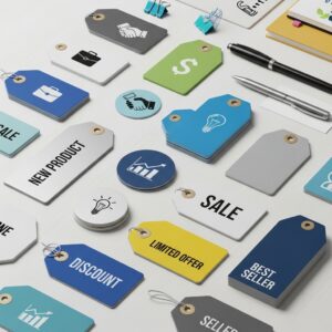 تصميم وطباعة تاقات تجارية