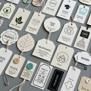 طباعة تاقات ملابس حسب الطلب