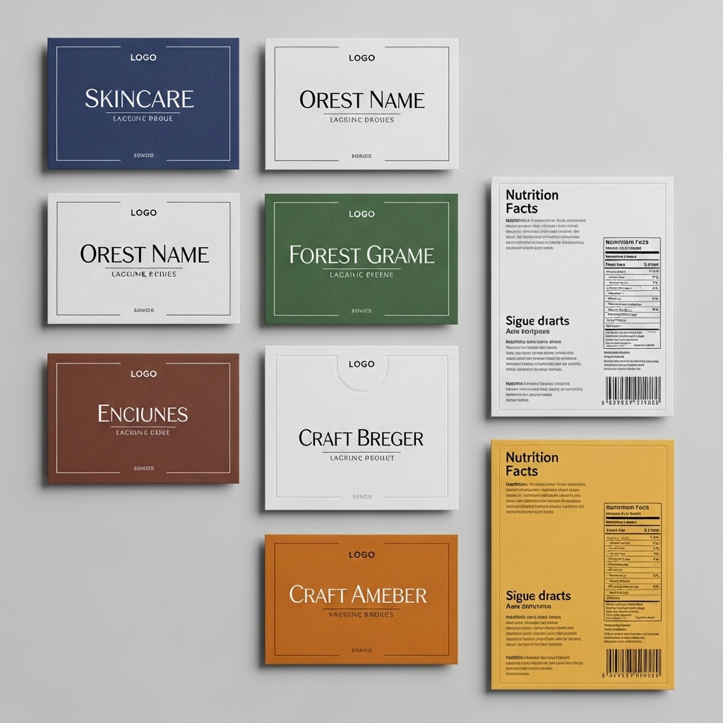 ملصقات منتجات احترافية