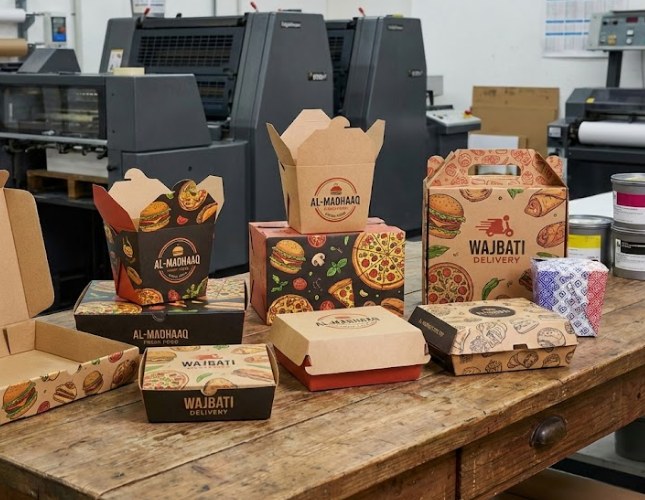 تصميم و طباعة بوكسات للمطاعم بجدة
