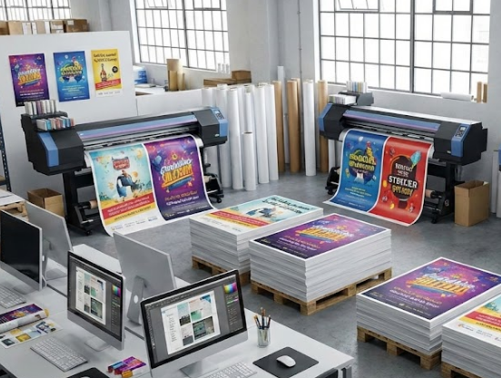 تصميم وطباعة بوسترات بالرياض