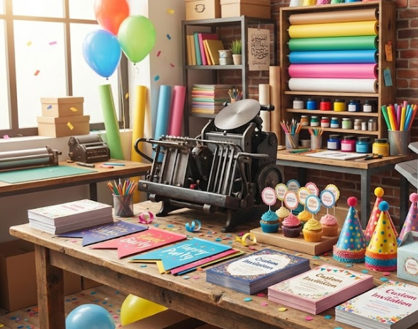 تصميم وطباعة مستلزمات الحفلات بالرياض