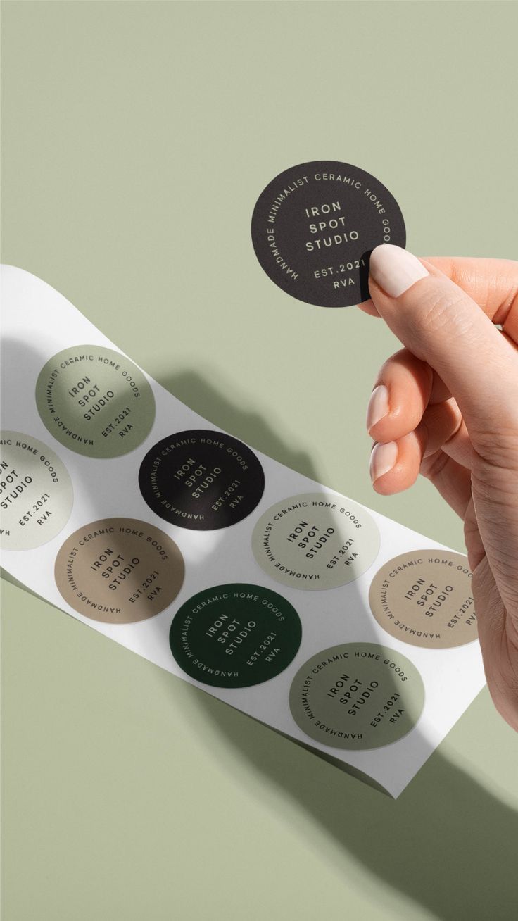 طباعة ستيكر دائري