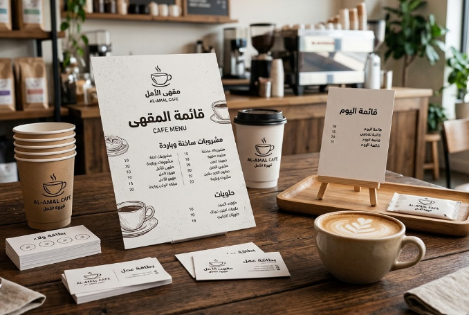 طباعة أكواب كافيه بجدة