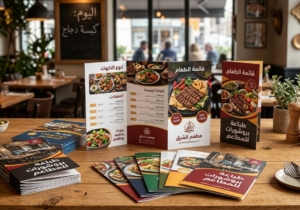 طباعة بروشورات للمطاعم بالرياض