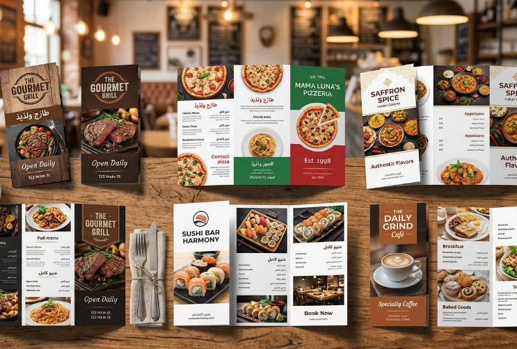 طباعة بروشورات للمقاهي في الرياض