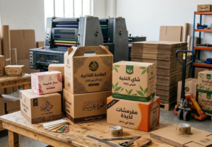 طباعة علب كرتون بالرياض