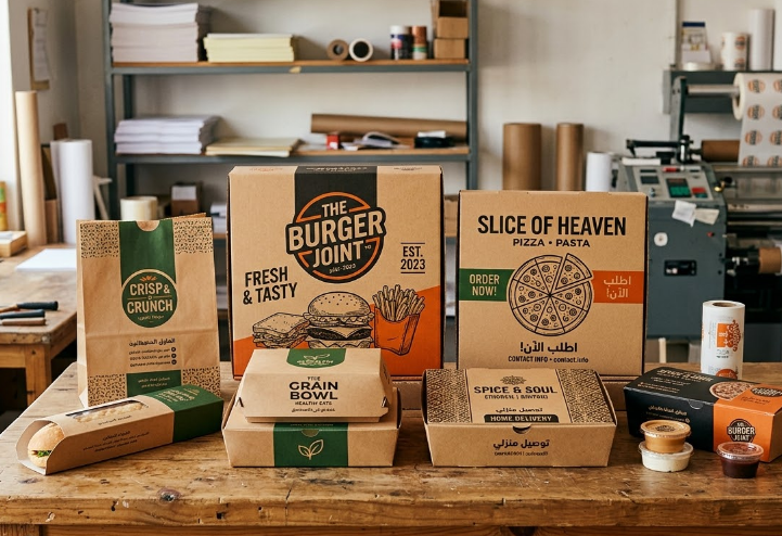 طباعة علب مطاعم في جدة