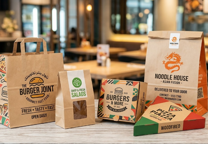 طباعة علب وكياس المطاعم بجدة