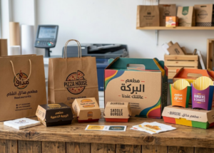 طباعة علب وكياس مطاعم بجدة