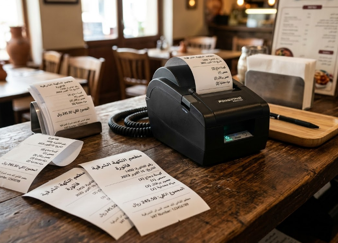 طباعة فواتير مطاعم بالرياض