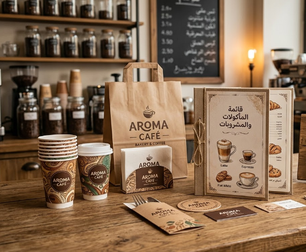 طباعة مستلزمات المقاهي بالجملة بالرياض