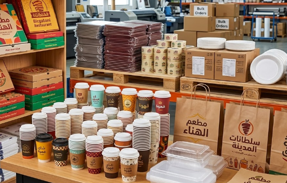 طباعة مستلزمات مطاعم ومقاهي في الرياض