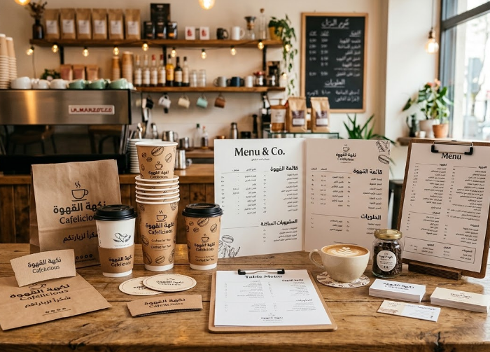 طباعة مستلزمات مقاهي بالرياض