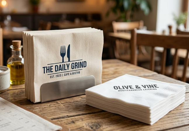 طباعة مناديل مطاعم في جدة