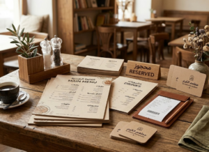 طباعة منيو ومستلزمات بالرياض