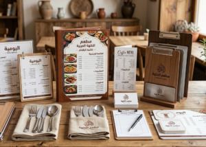 طباعة منيو ومستلزمات بجدة