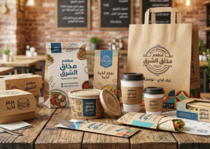 مطبوعات التغليف للمطاعم في الرياض