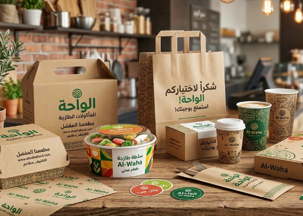 مطبوعات التغليف للمطاعم في جدة